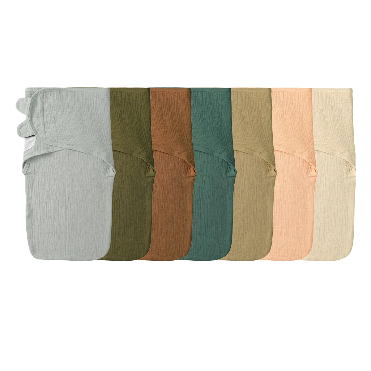 Wholesale Muslin Baby Boys Girls Sleep Bag Swaddle Sack Soft Adjustable Infant Swaddle Sleeping Bag Baby Swaddle Wrap Blanket - Image 6