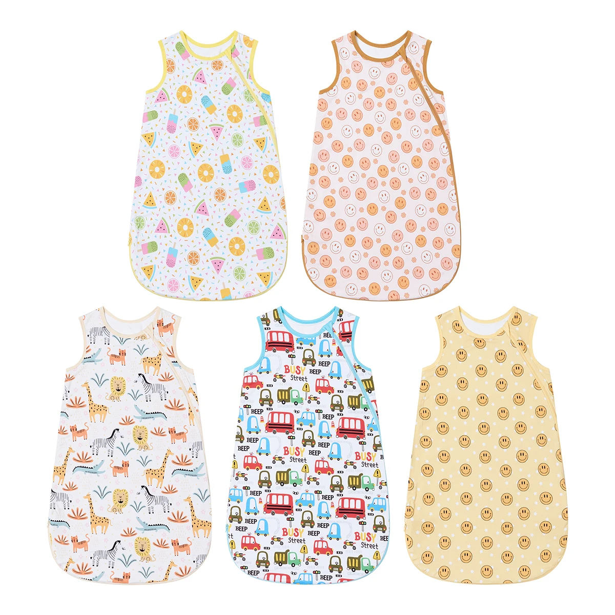 Custom Design Bamboo Ultra Soft Toddler Sleeping Bag Baby Newborn Toddler Sleep Bags Sack Wearable Blanket Swaddle for Baby - Image 5
