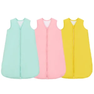 Hot Sale Plain Solid 0.5 Tog 1.0 Tog Autumn Winter Wearable Sleep Sack Bamboo Sleeping Bag 2-Way Zipper Toddler Sleeping Sack