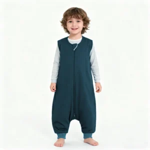 OEM Baby Organic Bamboo Two Way Zipper Infant 1.0 Tog Sleeveless Kids Wearable Sleep Sack Sleeping Bag for Babies and Toddlers