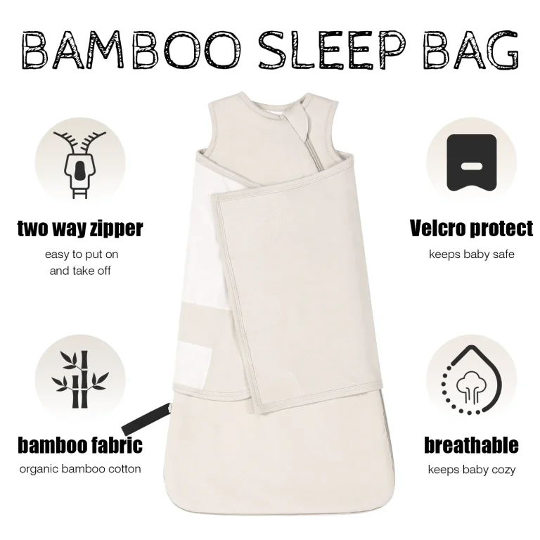 Tiered Pricing Private Label Double Layer Cotton Gauze Sleep Bag Bulk Wholesale Discounts
