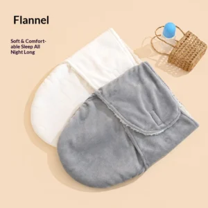 7A Grade Antibacterial Anti Mite Flannel Baby Swaddle 150 Times Washable Durable Infant Sleeping Bag for Newborn