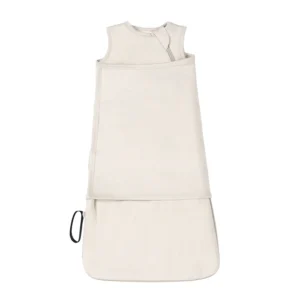 Detachable Organic Bamboo Baby Unisex Sleeveless Sleeping Bag Swaddle Solid Velcro Plus Size Home Night Sleeper Bag Sack