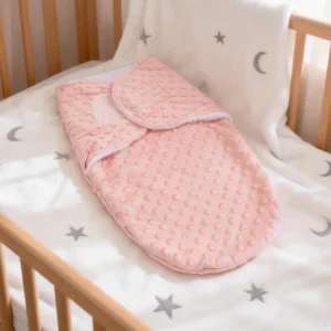 Factory Direct Sale Newborn Swaddle Wrap Custom Logo Pattern Color Dot Fleece Infant Sleep Sack Bulk Order Fast Shipping