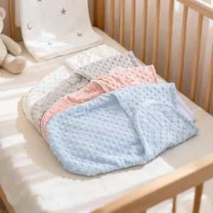 High Quality Newborn Swaddle Sleeping Bag Anti Startle Reflex Soft Adjustable Velcro Exquisite Stitching for Infant Daily Use