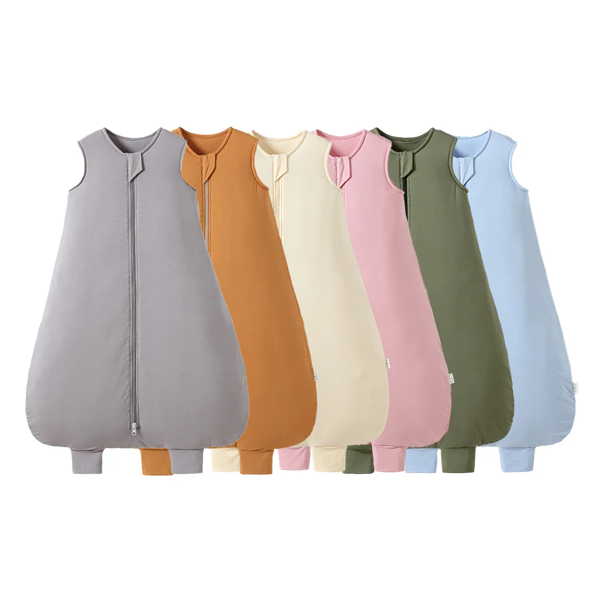 Comfortable Swaddle Organic Bamboo Newborn Sleep Bag Swaddle Thick Baby Sleeping Bag Sleeveless Infant Wearable Vest Sleep Sack - Image 6